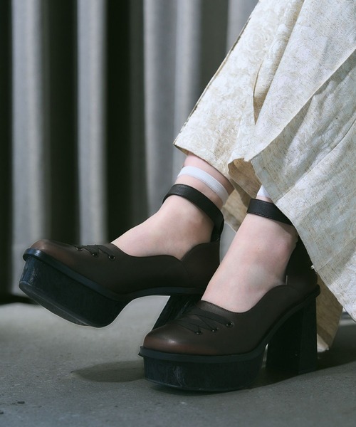 【訳あり】HARE ハレ　ガラソールチャンキーパンプス HARE パンプス ガラソールチャンキーパンプス(HARE) : ZOZOTOWN