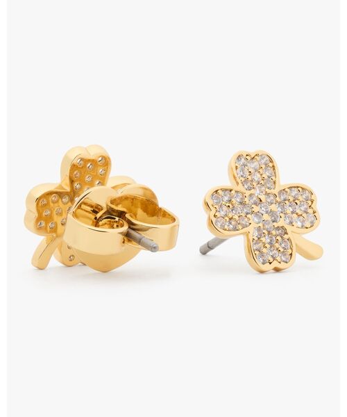 【kate spade】ラッキー チャーム パヴェ クローバー ピアス kate spade NEW YORK ピアス ラッキー チャーム パヴェ