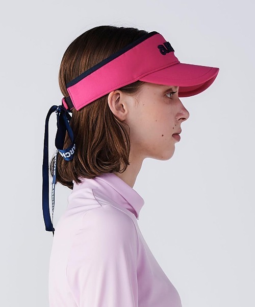 archivio サンバイザー 「LADIES」バックリボンサンバイザー