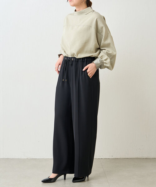 Jena espace merveilleux ブラウス シャツ スタンドネック