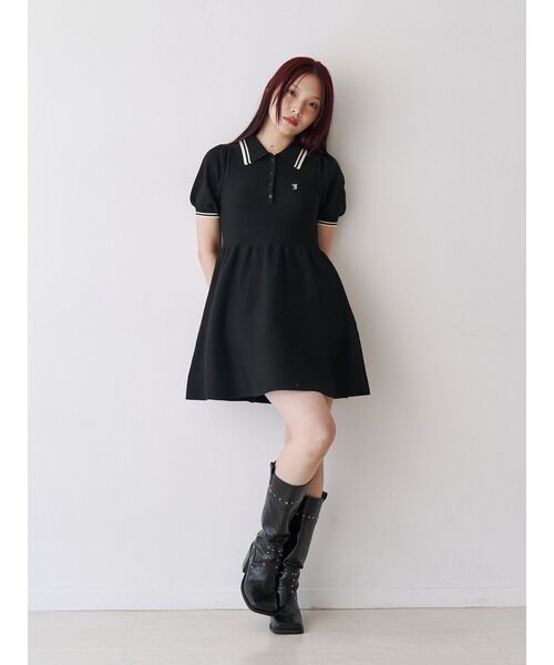 jouetie ニットポロフィットミニワンピース jouetie ワンピース ニットポロフィットミニワンピース
