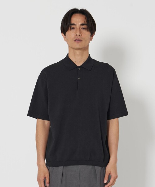 beauty＆youth デオドラント 1B スキッパーニット【抗菌・防臭】 BEAUTY&YOUTH UNITED ARROWS（ビューティーアンドユース
