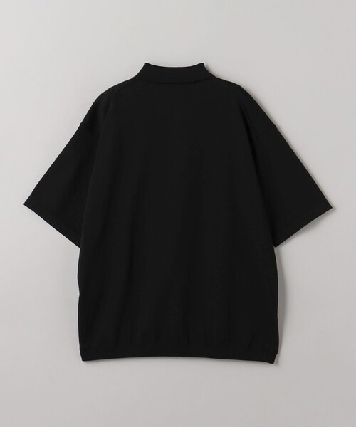 新品　beauty&youth　デオドラント　ニット　ポロシャツ　ブラック　M BEAUTY&YOUTH UNITED ARROWS｜デオドラント ショートスリーブ