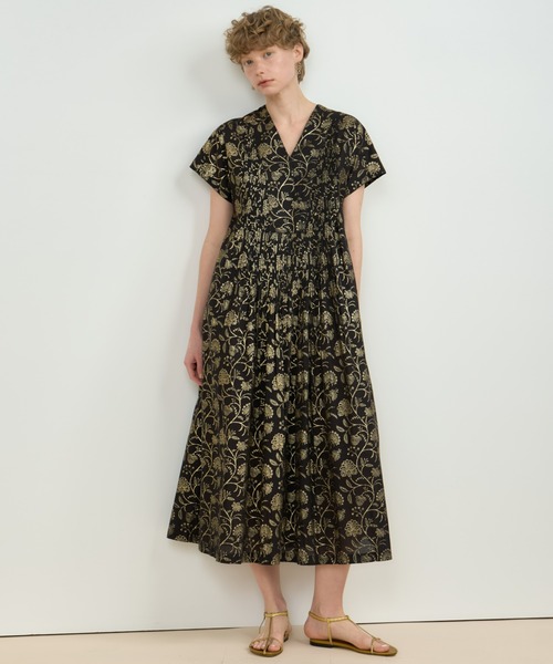 HOUSE OF LOTUS ワンピース ハクプリントカフタンワンピース