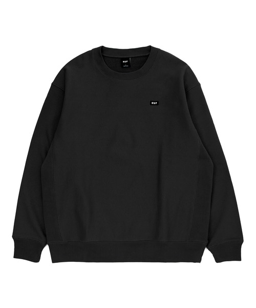 HUF（ハフ） スウェットカットソー MEDIUM ブラック メンズ : ZOZOTOWN