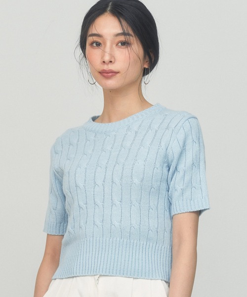 tシャツ TOM SHORT KNIT レディース BLUE×PALANG tシャツ TOM SHORT KNIT レディース : ZOZOTOWN