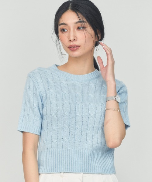 トップス TOM BLUE×PALANG tシャツ TOM SHORT KNIT レディース : ZOZOTOWN