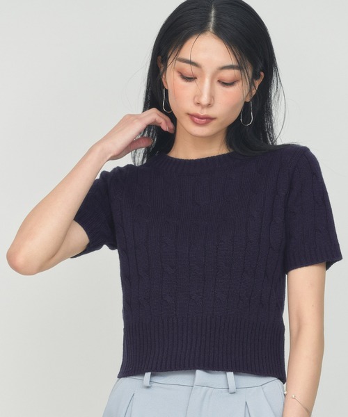 tシャツ TOM SHORT KNIT レディース BLUE×PALANG tシャツ TOM SHORT KNIT レディース : ZOZOTOWN