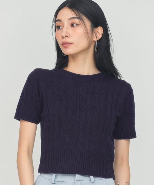 トップス TOM BLUE×PALANG tシャツ TOM SHORT KNIT レディース : ZOZOTOWN