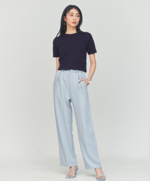BLUE×PALANG tシャツ TOM SHORT KNIT レディース : ZOZOTOWN