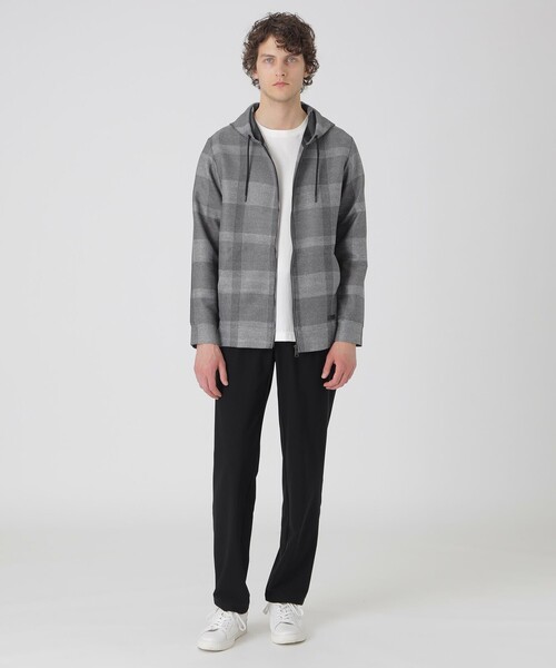 ブラックレーベル クレストブリッジ シャドーチェックカラミパーカー BLACK LABEL CRESTBRIDGE パーカー シャドークレストブリッジ