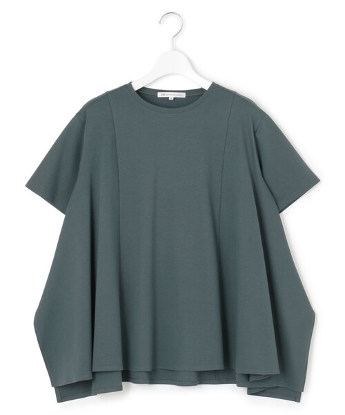 23区 25ss 【GLOW6月号掲載】スムースデザイン フレア Tシャツ 23区 tシャツ 「GLOW6月号掲載/汗じみ防止」スムースデザイン