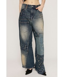 SLY L/W JQ DENIM STRAIGHT PT ローウエスト デニム SLY（スライ）の「L/W JQ DENIM STRAIGHT PT ローウエスト