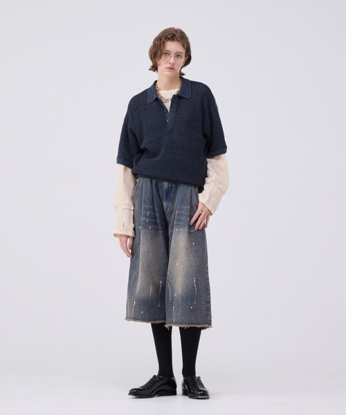 SUDO denim half pt「buggy cut」 デニムハーフパンツ denim half pt「buggy cut」#1573 | tablethotel-sūdo