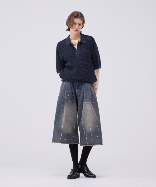 SUDO denim half pt「buggy cut」 デニムハーフパンツ su_do sudo Denim half pt 'buggy cut'