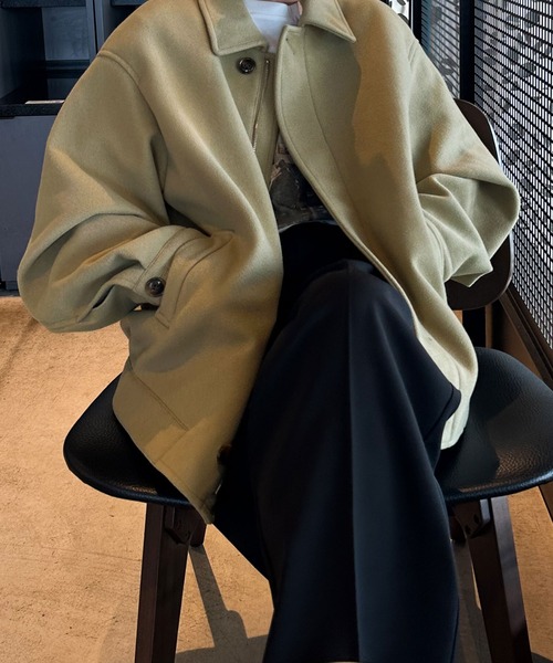 select MOCA by son」 ジャケット FREE グレイッシュベージュ