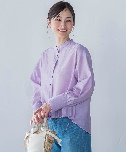 ブラウス シャツ シアードロストシャツ「洗濯機で洗える」 レディース LAUTREAMONT ブラウス シャツ シアードロストシャツ「洗濯機で
