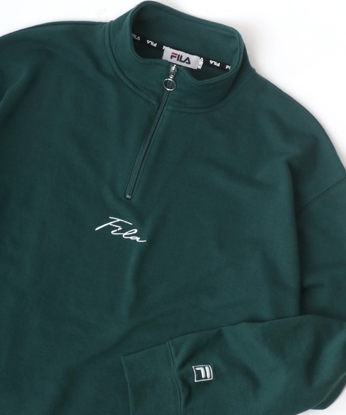 「FILA」 スウェットカットソー L アッシュグレー メンズ_画像5