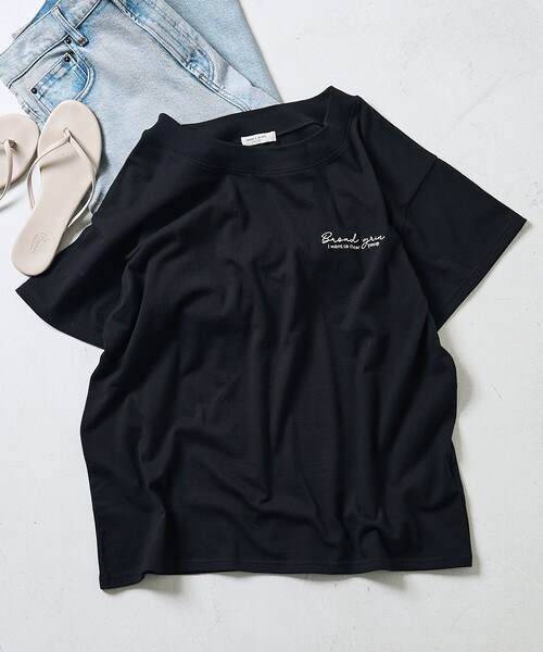 FREAK'S STORE tシャツ 花刺繍Tシャツ「限定展開」 レディース