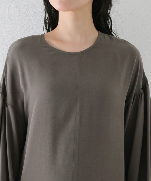 plage 「Plage」 長袖ワンピース 36 グレー レディース