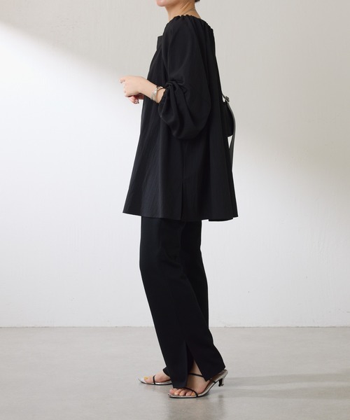 COLLAGE GALLARDAGALANTE パンツ リラックスセミフレアパンツ/WEB限定