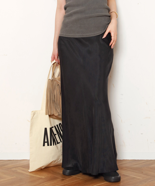 EVERYDAY I LIKE. スカート * Cu/R maxi skirt : ZOZOTOWN Yahoo