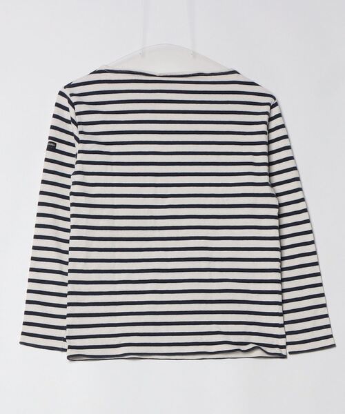 「SAINT JAMES」 ボーダー柄長袖カットソー XX-SMALL ネイビー レディース_画像2