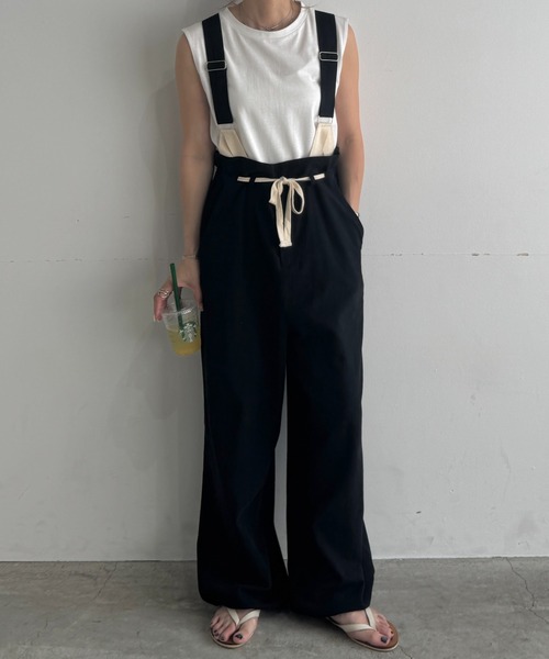 I-SOOK（アイスー） サロペット オーバーオール 2wayワッシャー