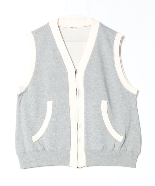 「BEAMS BOY」 ベスト ONE SIZE グレー レディース