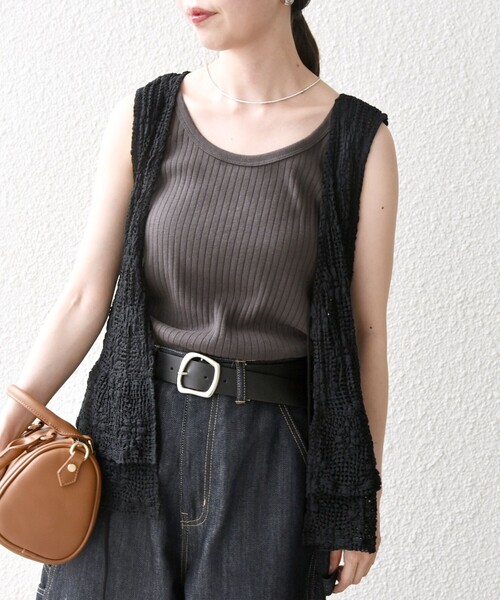 SHIPS for women / シップスウィメン SHIPS any:〈手洗い可能〉フラワー メッシュ 2WAY ティアード ペプラム ベスト SHIPS any tシャツ any:「手洗い可能」フラワー メッシュ 2WAY