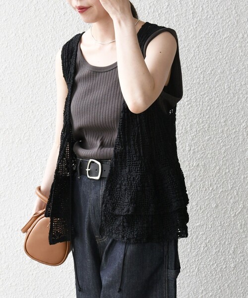 SHIPS any tシャツ any:「手洗い可能」フラワー メッシュ 2WAY