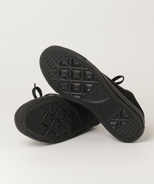 「CONVERSE」 ローカットスニーカー 24.5cm ブラック レディース