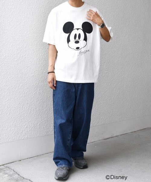Disney（ディズニー） tシャツ SHIPS any: /ミッキーマウス/ サイン