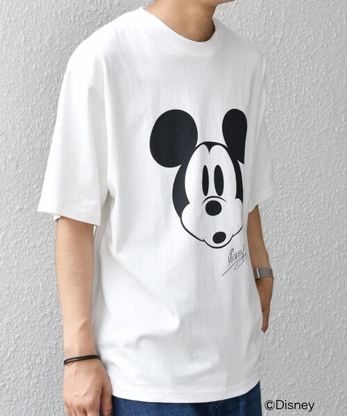 Disney（ディズニー） tシャツ SHIPS any: /ミッキーマウス/ サイン