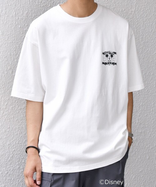 Disney（ディズニー） tシャツ SHIPS any: /ミッキーマウス/ サイン