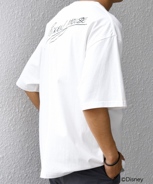 Disney（ディズニー） tシャツ SHIPS any: /ミッキーマウス/ サイン