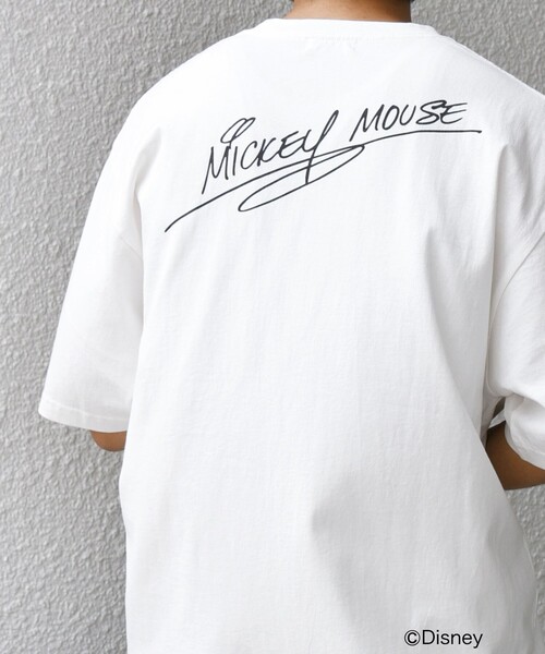 Disney（ディズニー） tシャツ SHIPS any: /ミッキーマウス/ サイン