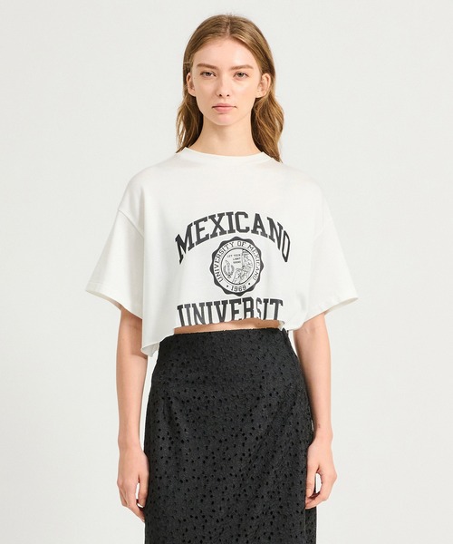 tシャツ MEXICANO / カレッジ カットソー レディース