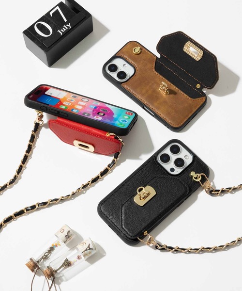 DSQUARED2 ブラック iPhoneケース チェーン付き DSQUARED2 ブラック iPhoneケース チェーン付き 中古・古着通販