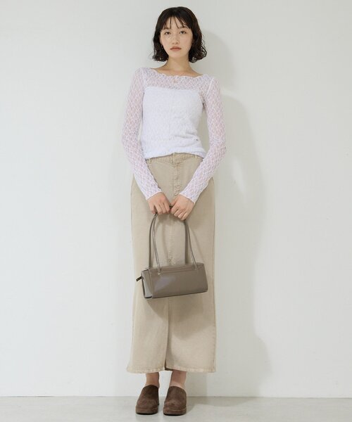 【新品未使用品】La nature linge レースカットソー GALLARDAGALANTE｜【La nature linge】レースカットソー