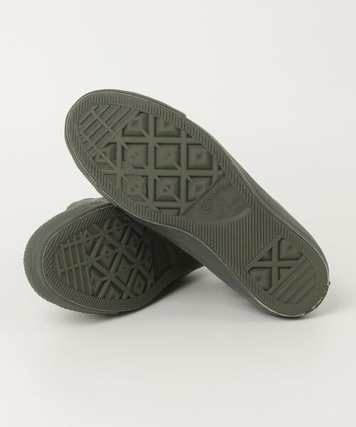 「CONVERSE」 ハイカットスニーカー 24.5cm グリーン レディース