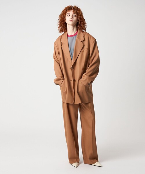 6 ジャケット テーラードジャケット 「6(ROKU)」W/N ビッグ ロング