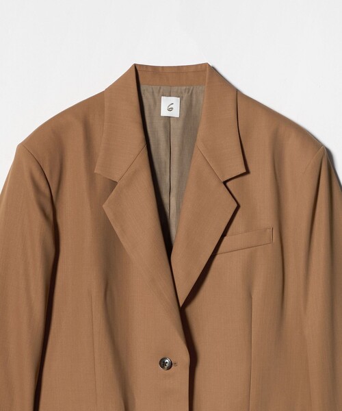 6 ジャケット テーラードジャケット 「6(ROKU)」W/N ビッグ ロング