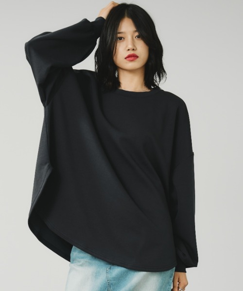 A.D.C.L. tシャツ オーバーサイズ ロングスリーブ Tシャツ（カラー