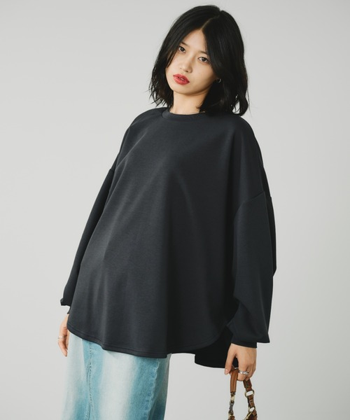 A.D.C.L. tシャツ オーバーサイズ ロングスリーブ Tシャツ（カラー