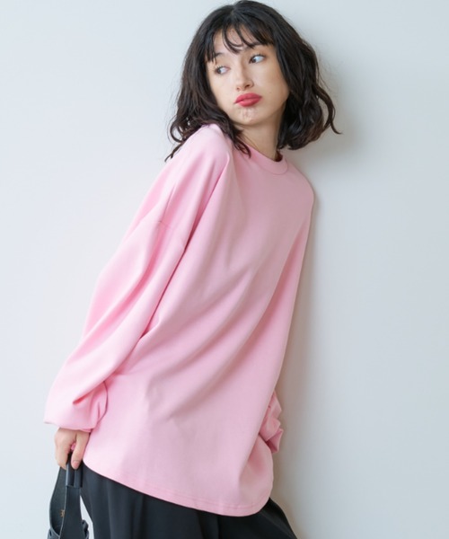A.D.C.L. tシャツ オーバーサイズ ロングスリーブ Tシャツ（カラー