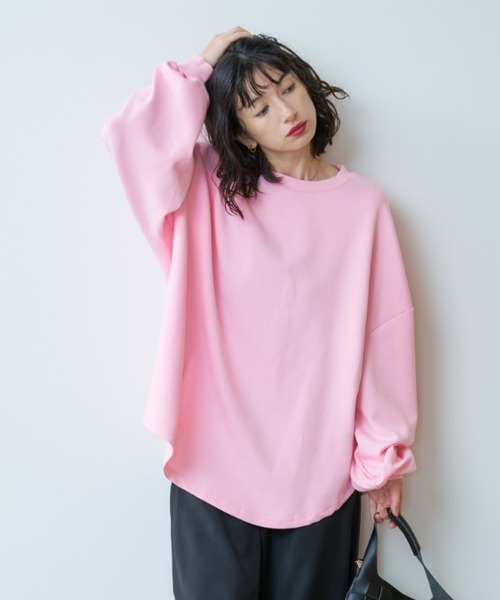 A.D.C.L. tシャツ オーバーサイズ ロングスリーブ Tシャツ（カラー