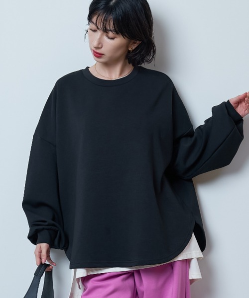 A.D.C.L. tシャツ オーバーサイズ ロングスリーブ Tシャツ（カラー
