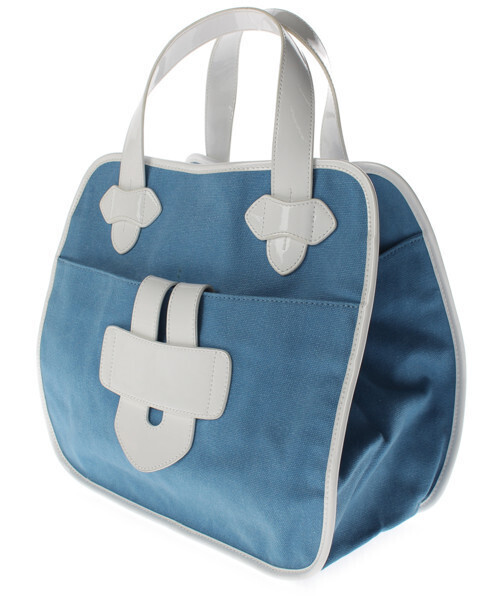 「TILA MARCH」 ハンドバッグ - ブルー レディース_画像4