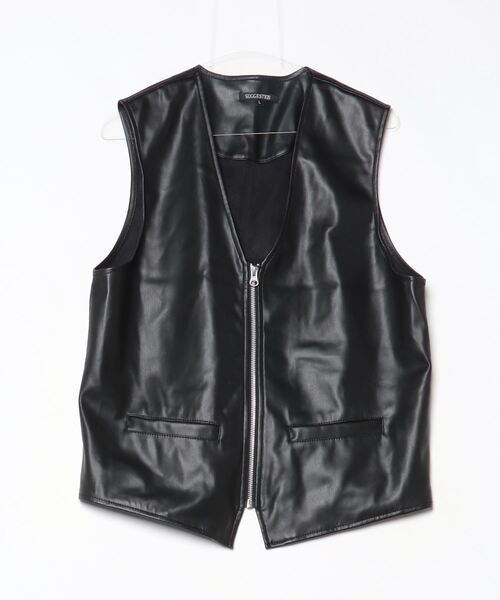 最終値下げ UNUSED レザー ベスト 2025年最新】UNUSED メンズ ベストの